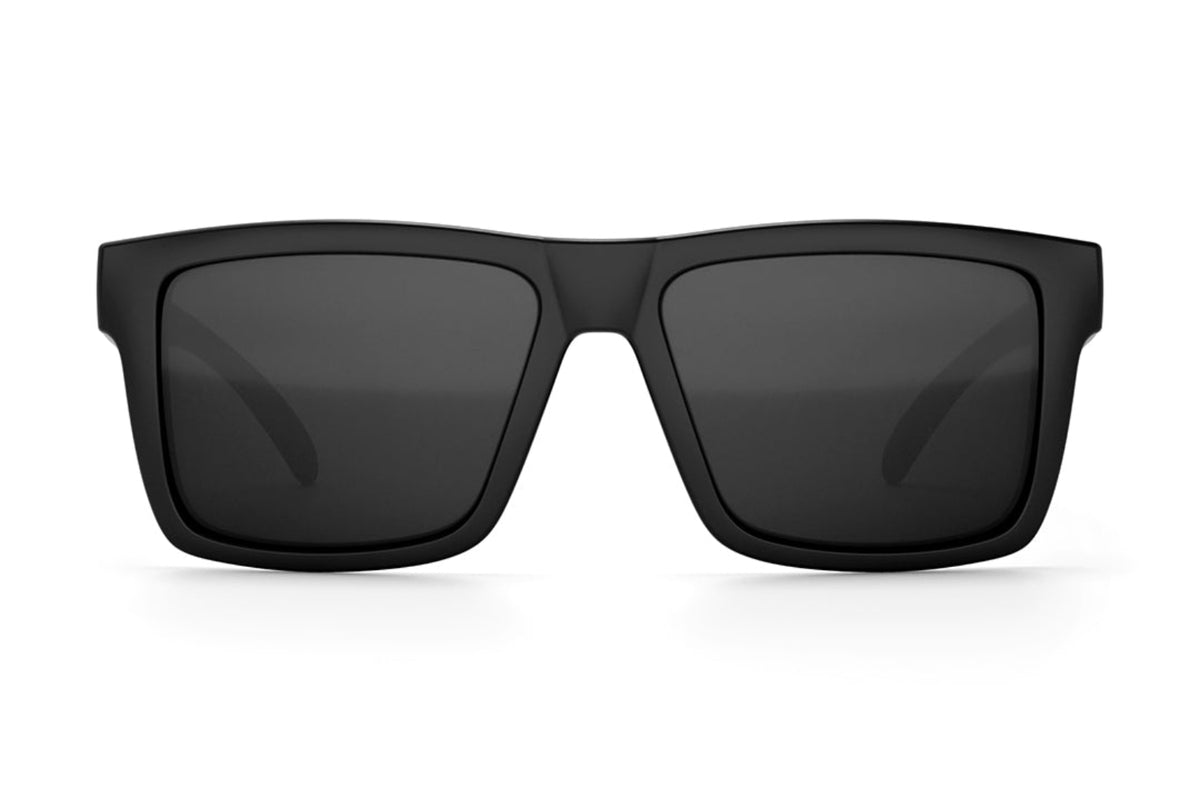 805 x Heat Wave Vise sunglasses, black square frame, front view