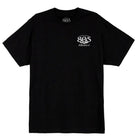 Firestone Walker 805 "Throw Me Another" t-shirt, front view with small logo on left chest, black