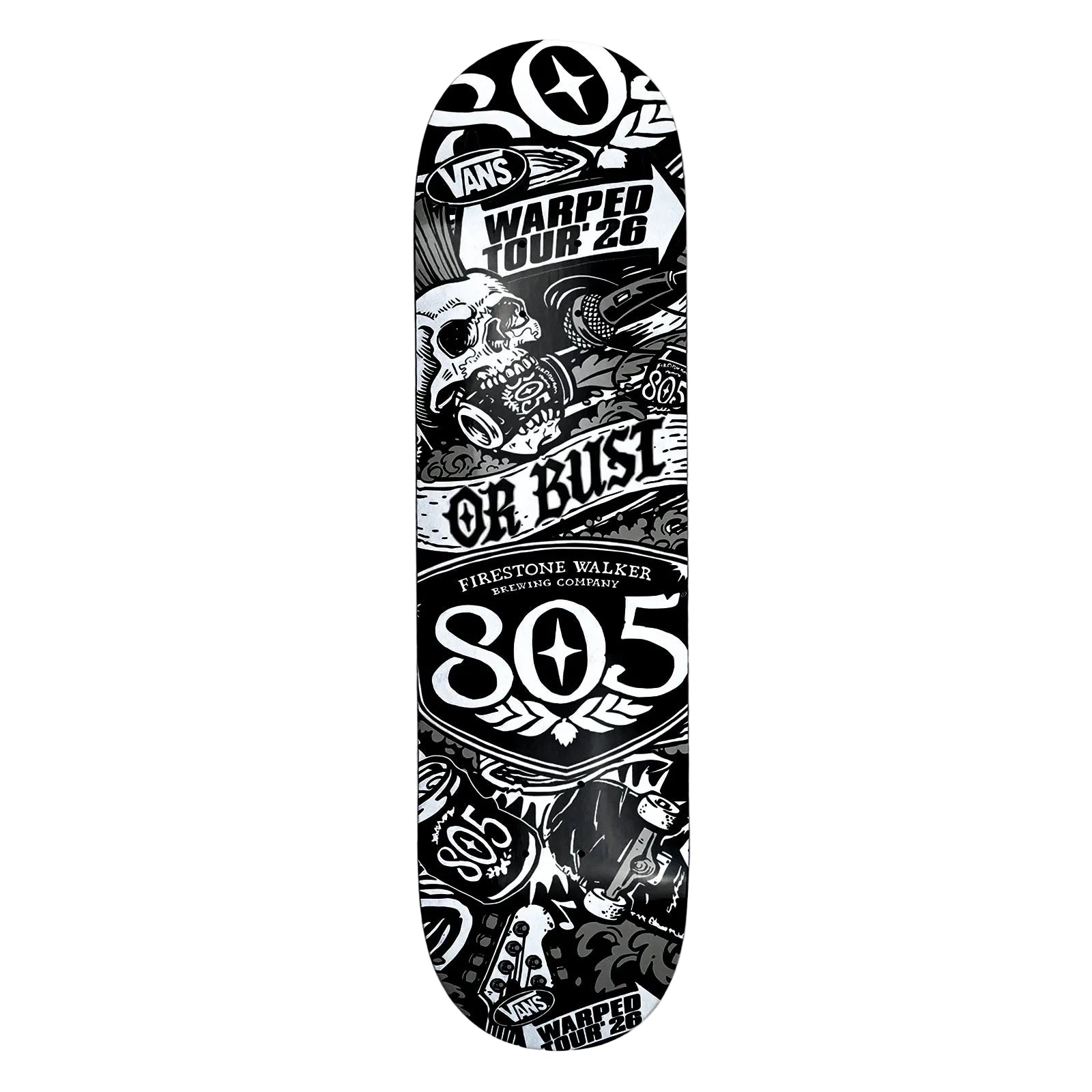 805 X Warped Tour - '26 Skatedeck – Firestone Walker Brewing Company