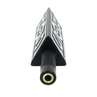 Bottom view of 805 Blonde tap handle, showing threaded mounting hole in textured grip base